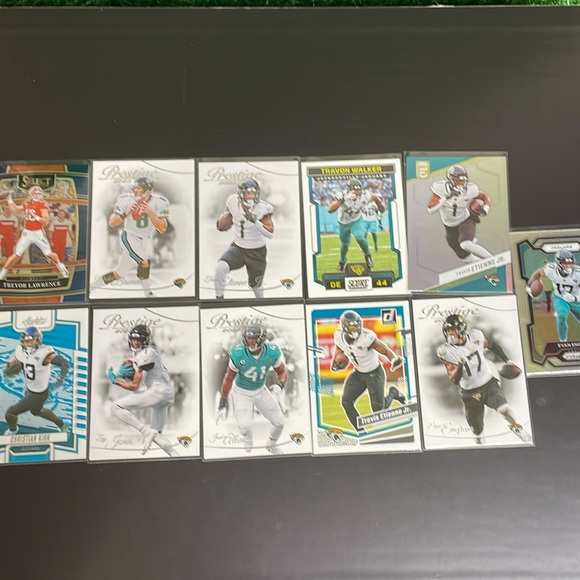 9. Panini Lot of 11 Jacksonville Jaguars Football Trading Cards 🏈 - Picture 13 of 13